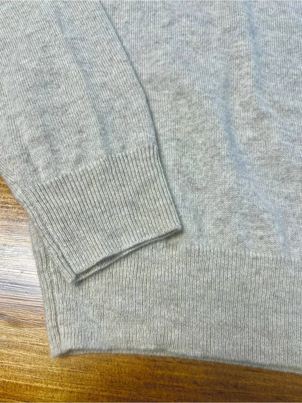 J. Crew Men’s Cashmere collared sweater-polo in Hthr Birch Size Small NWT